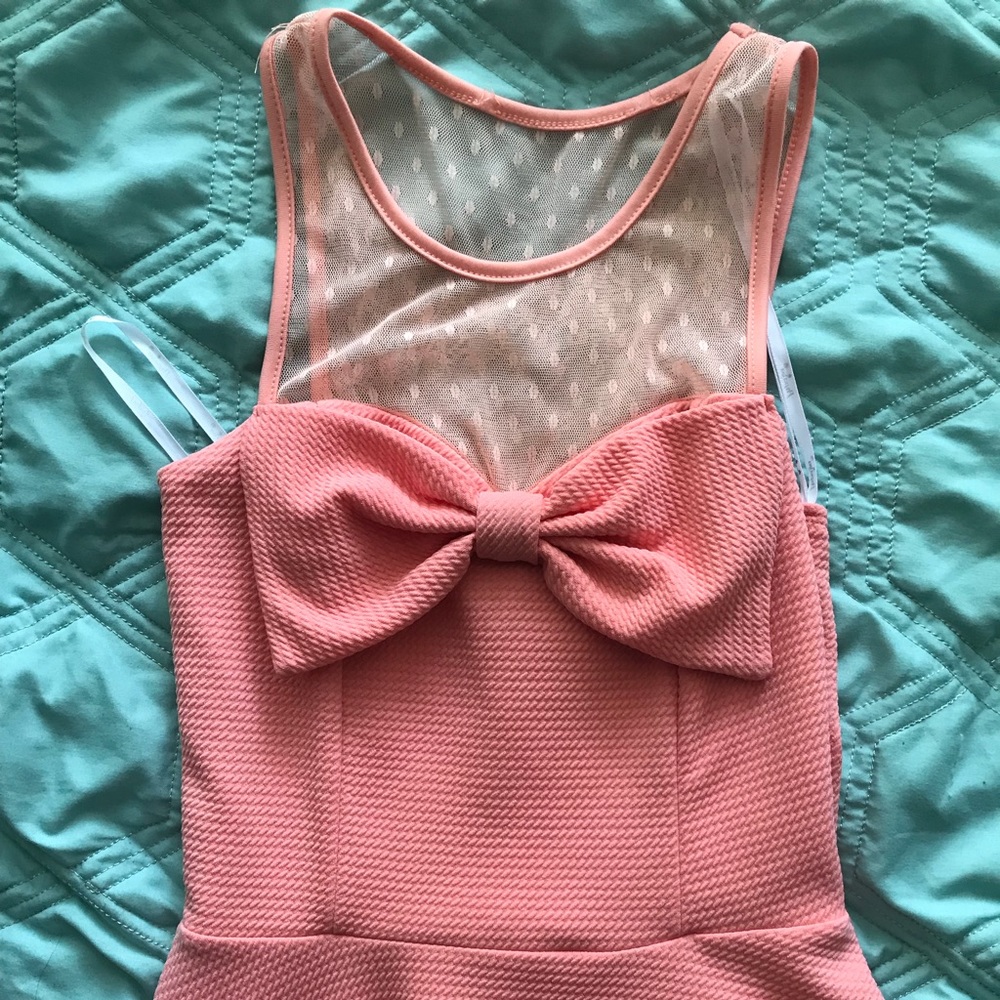 Peach Dress